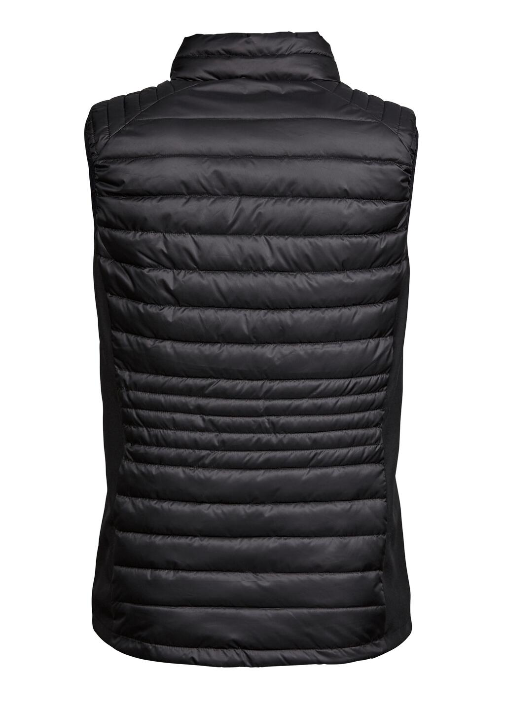 Ladies' Crossover Bodywarmer in Farbe Black/Black