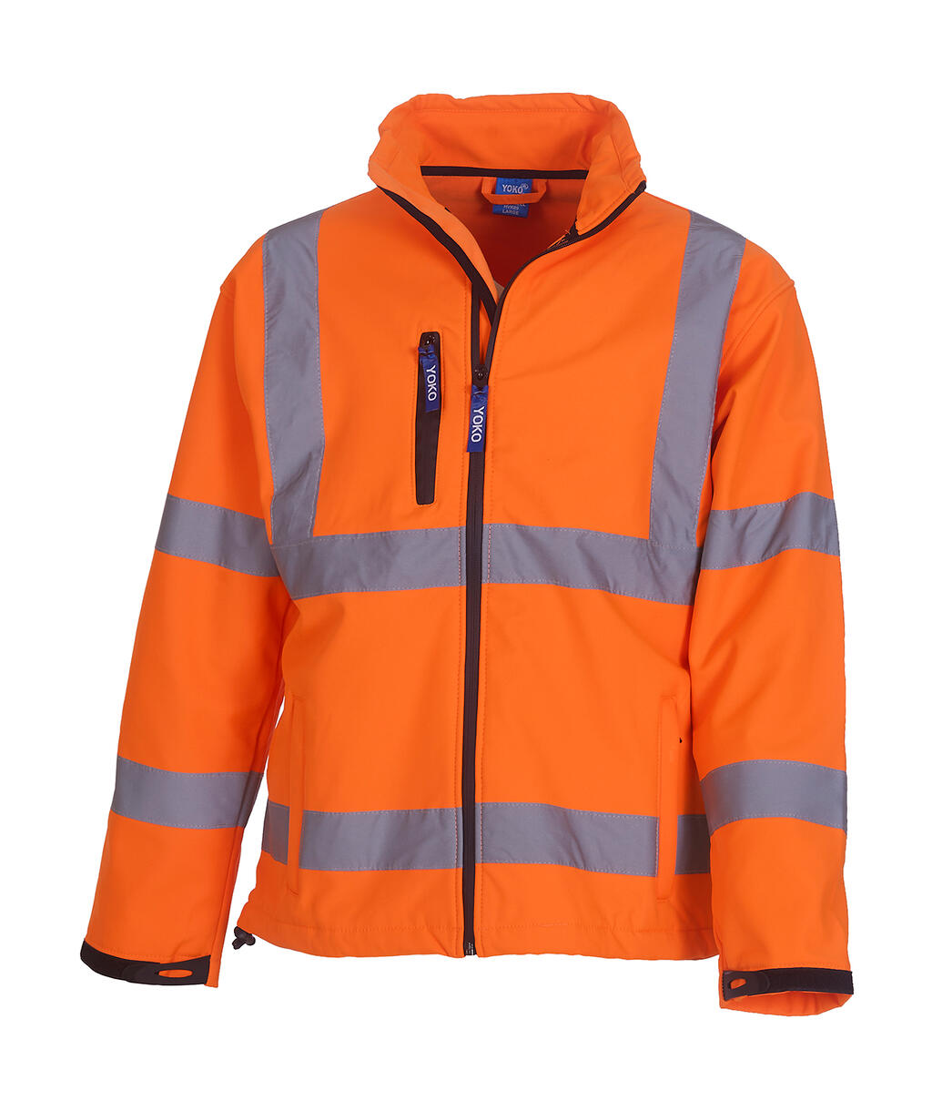 Fluo Softshell Jacket in Farbe Fluo Orange