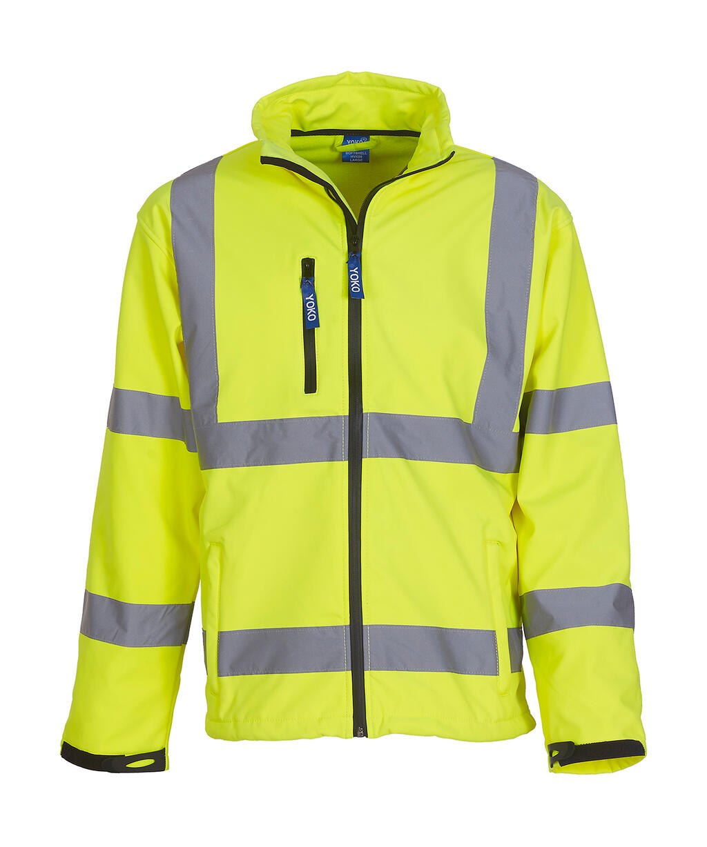 Fluo Softshell Jacket in Farbe Fluo Yellow