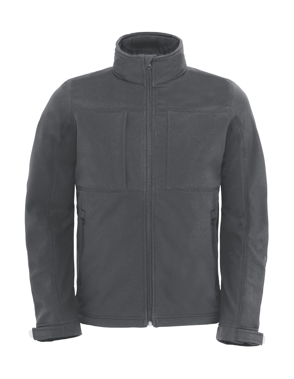 Hooded Softshell/men in Farbe Dark Grey
