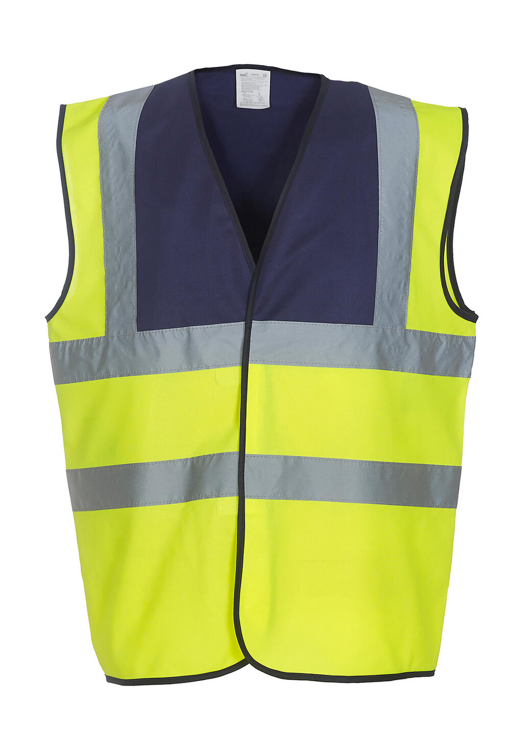 Fluo 2 Band + Brace Waistcoat in Farbe Fluo Yellow/Navy
