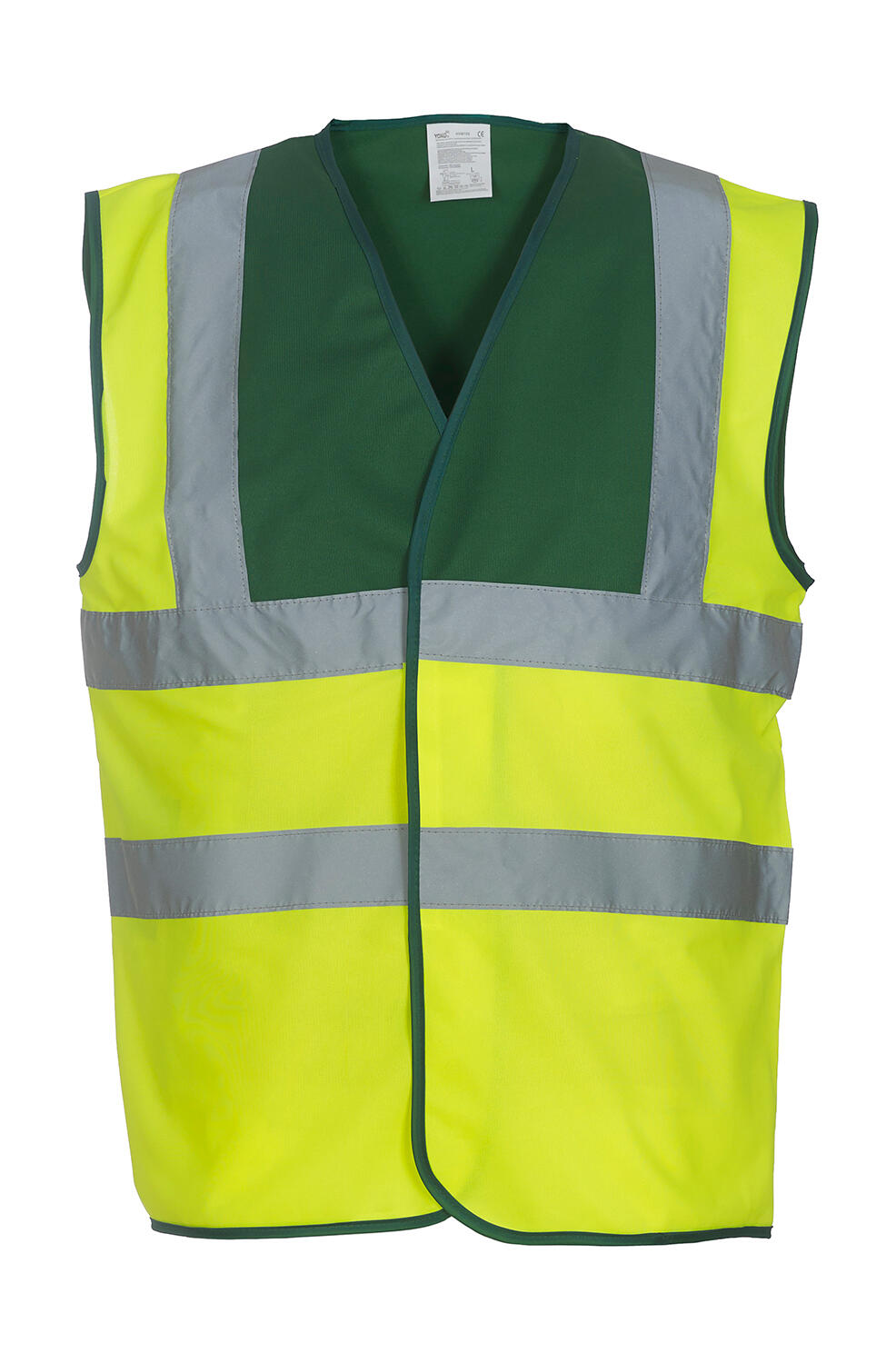 Fluo 2 Band + Brace Waistcoat in Farbe Fluo Yellow/Paramedic Green