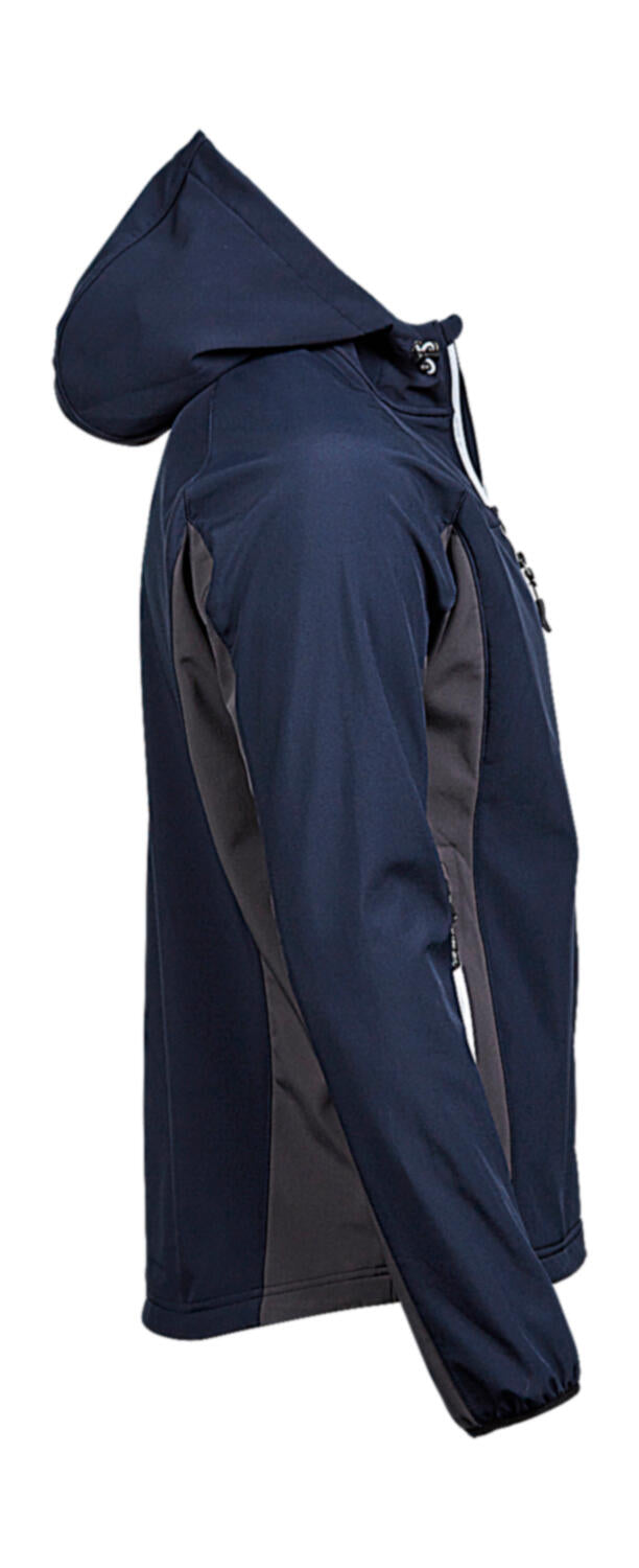 Hooded Lightweight Performance Softshell in Farbe Black/Dark Grey