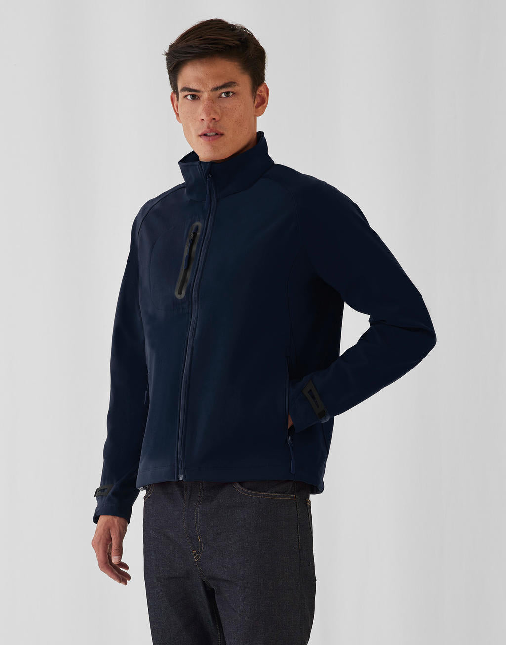 X-Lite Softshell/men Jacket in Farbe White