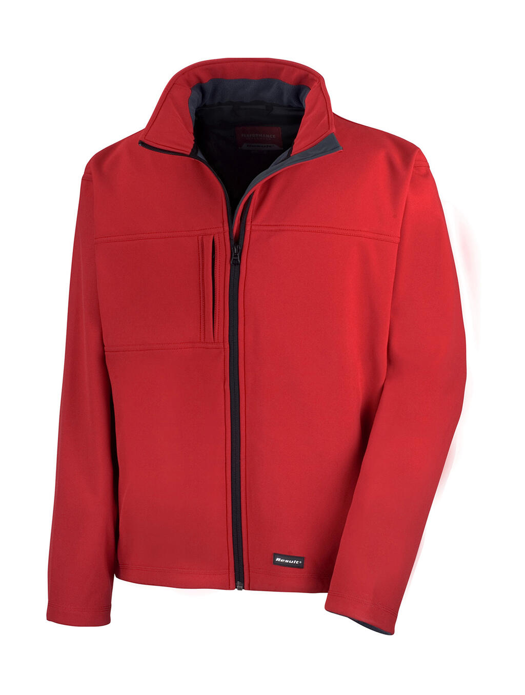 Men's Classic Softshell Jacket in Farbe Red