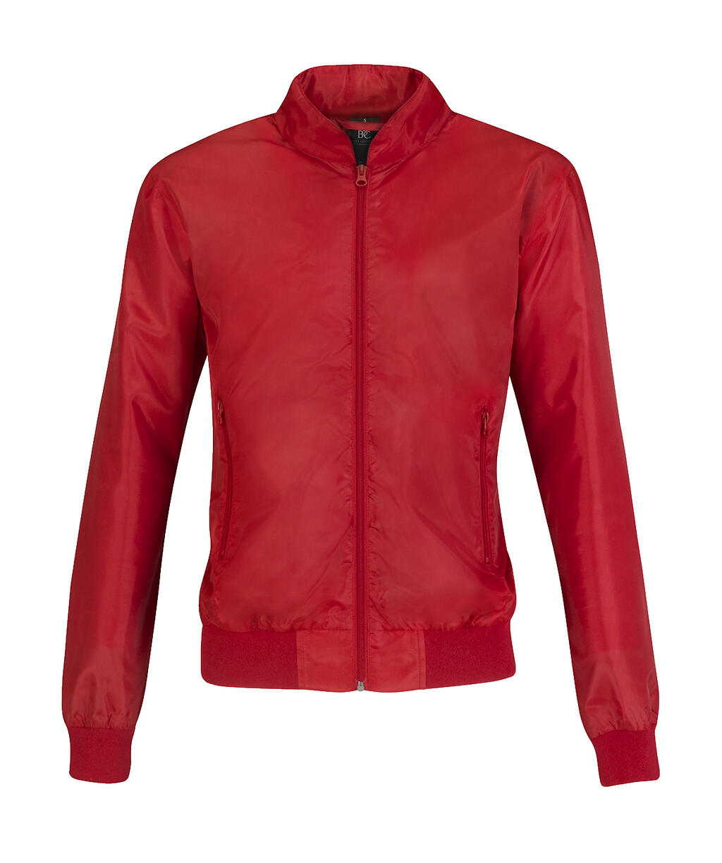 Trooper/women Jacket in Farbe Red/Warm Grey