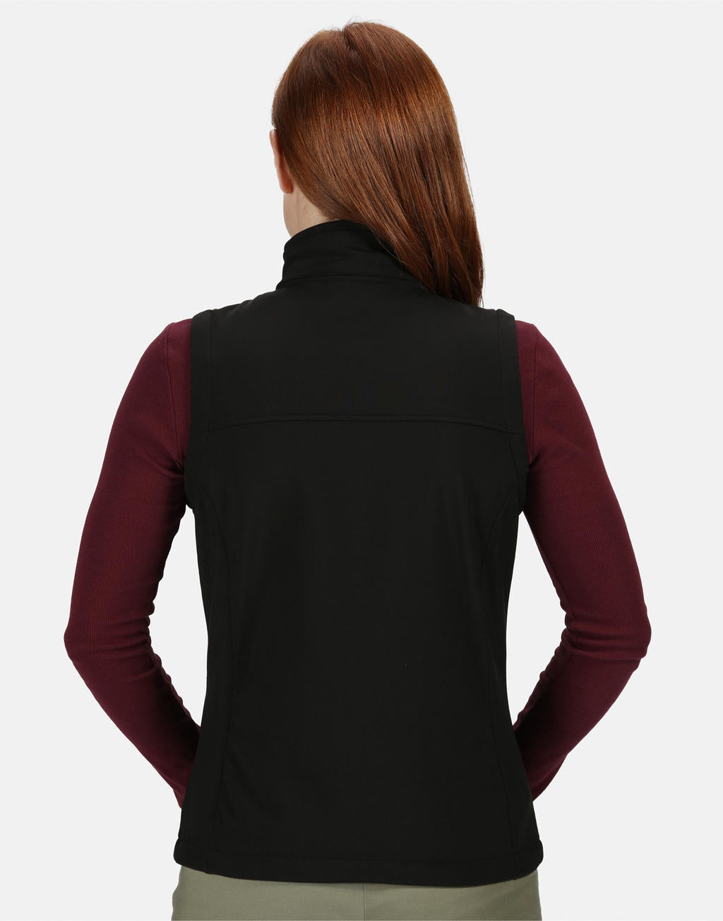 Ladies' Flux Softshell Bodywarmer in Farbe Black/Black