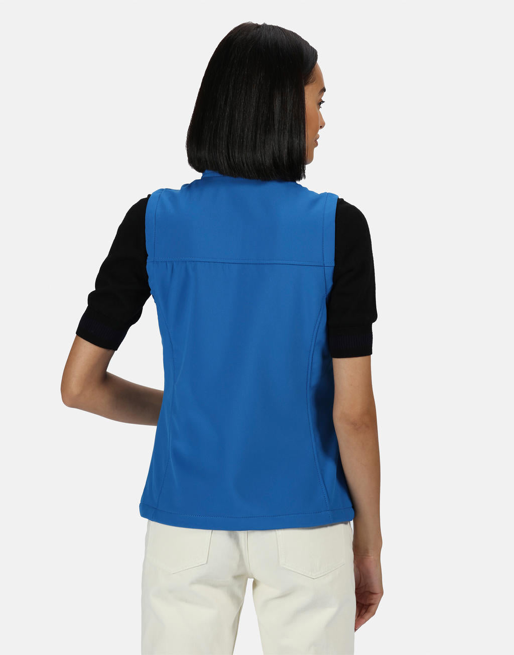 Ladies' Flux Softshell Bodywarmer in Farbe Black/Black
