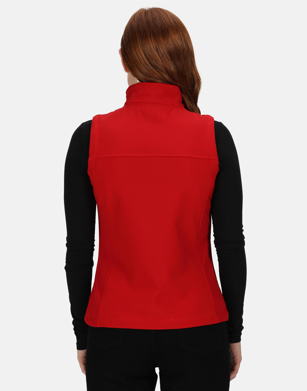 Ladies' Flux Softshell Bodywarmer in Farbe Black/Black