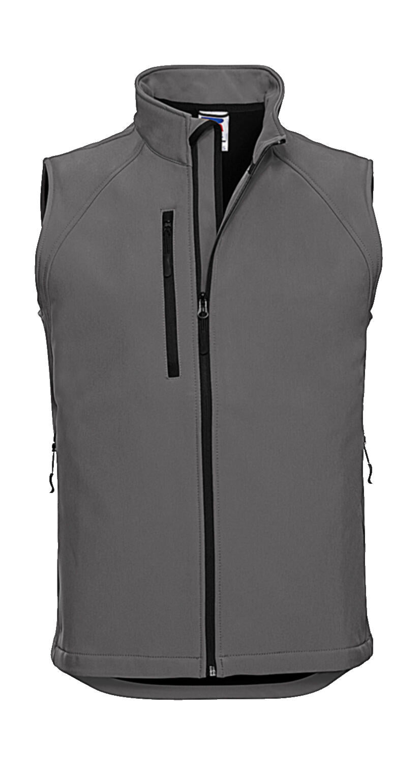 Softshell Gilet in Farbe Titanium
