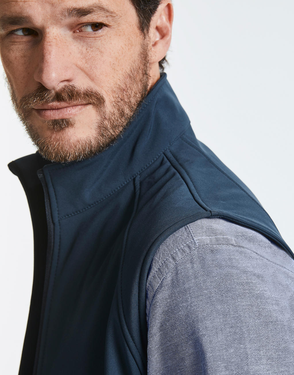 Softshell Gilet in Farbe Black