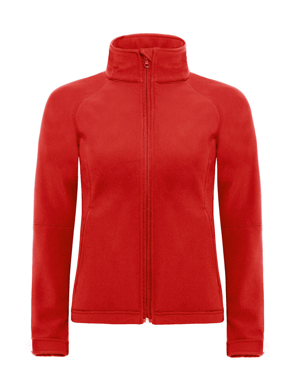 Hooded Softshell/women in Farbe Red