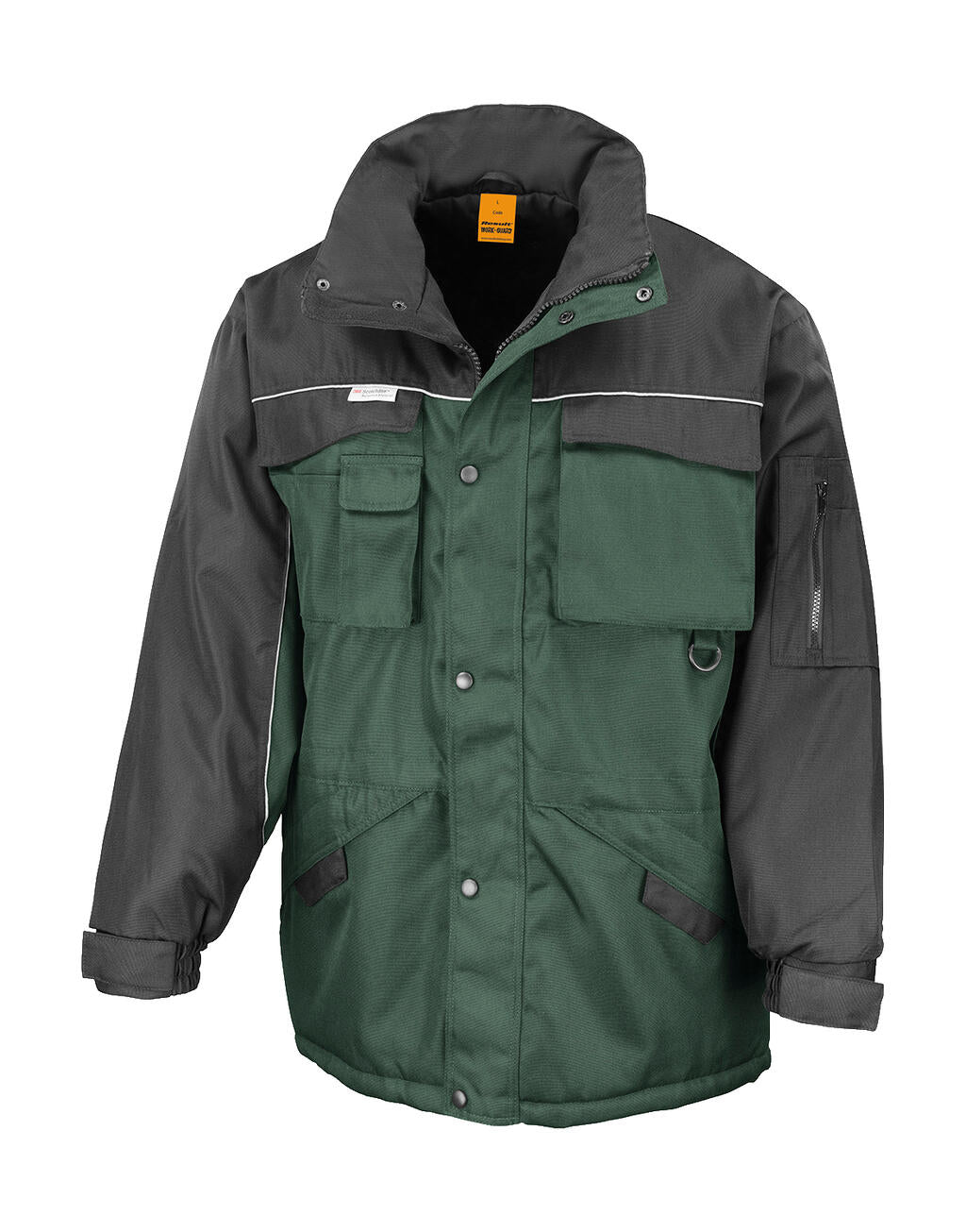 Heavy Duty Combo Jacket in Farbe Bottle/Black