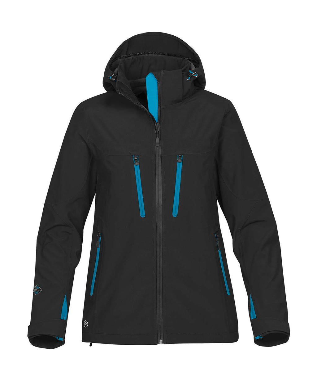Women's Patrol Softshell Jacket in Farbe Black/Electric