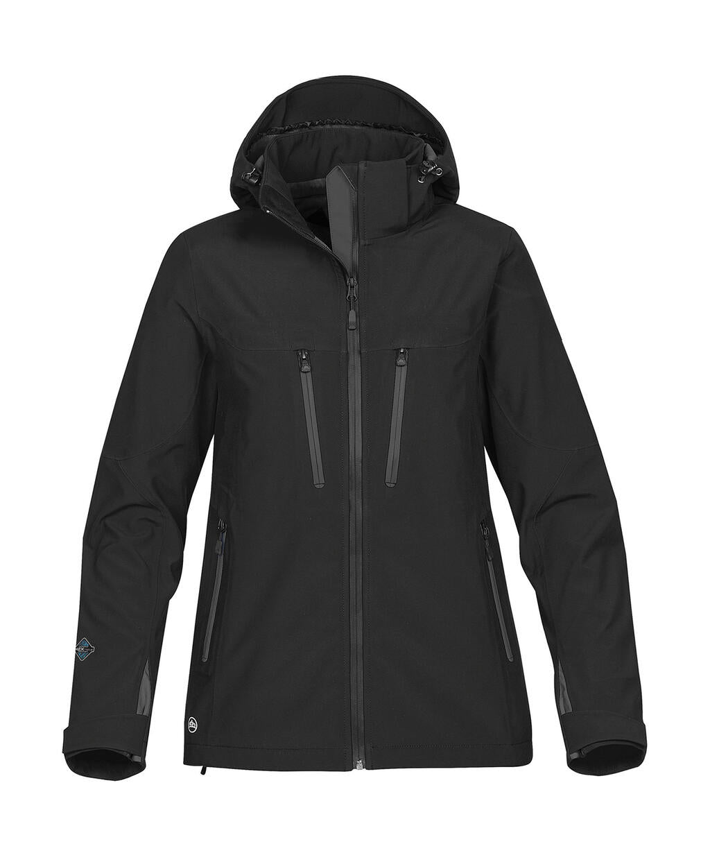 Women's Patrol Softshell Jacket in Farbe Black/Carbon