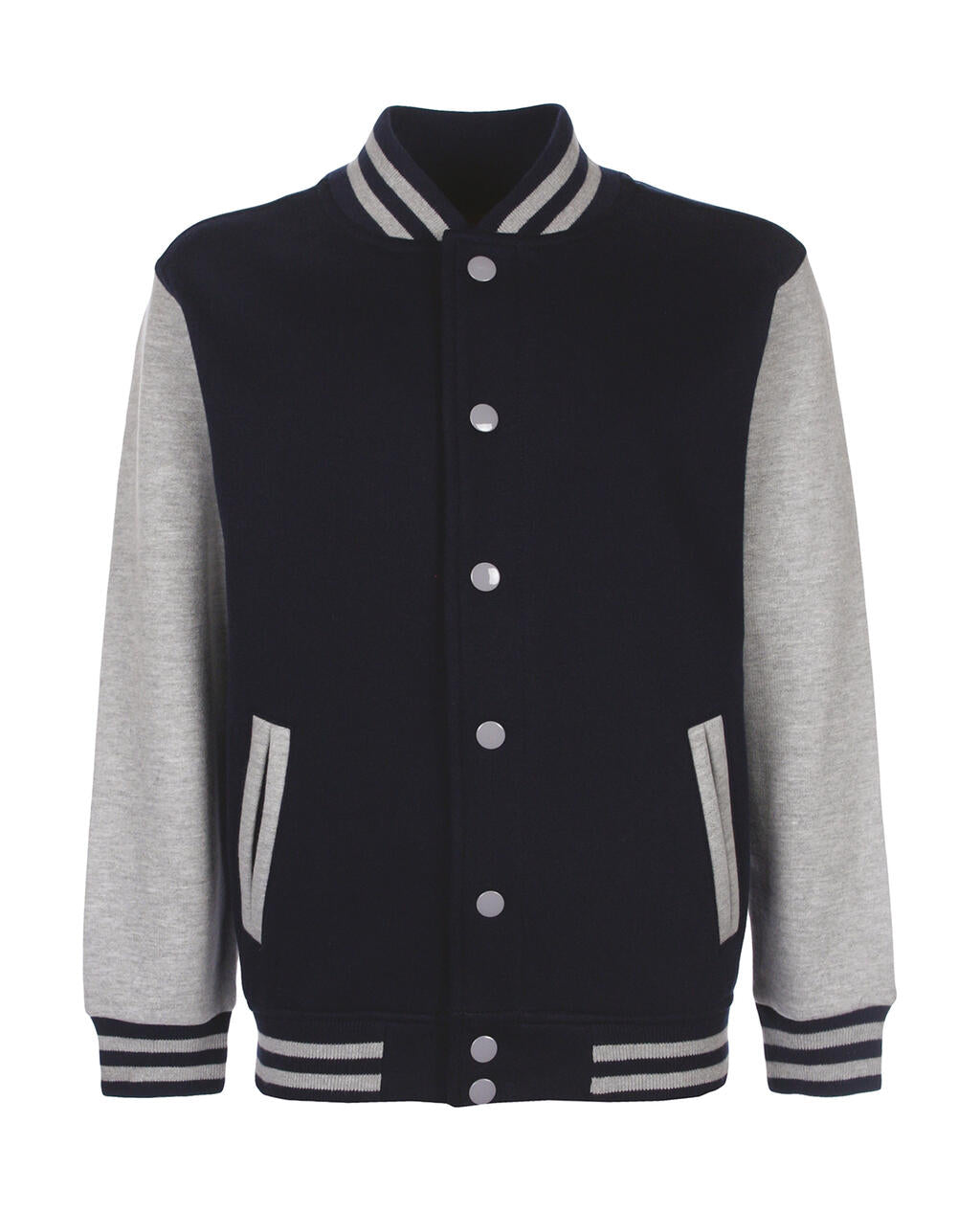 Junior Varsity Jacket in Farbe Navy/Sport Grey