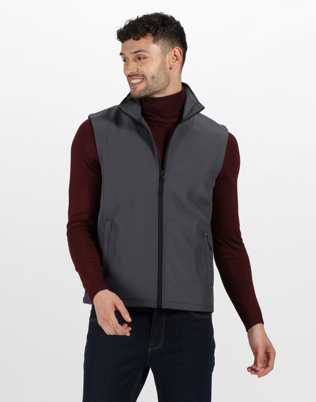 Classic Softshell Bodywarmer in Farbe Black