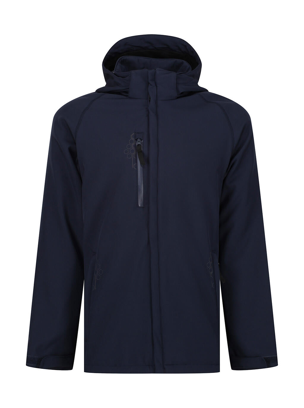 Repeller Lined Hooded Softshell in Farbe Navy