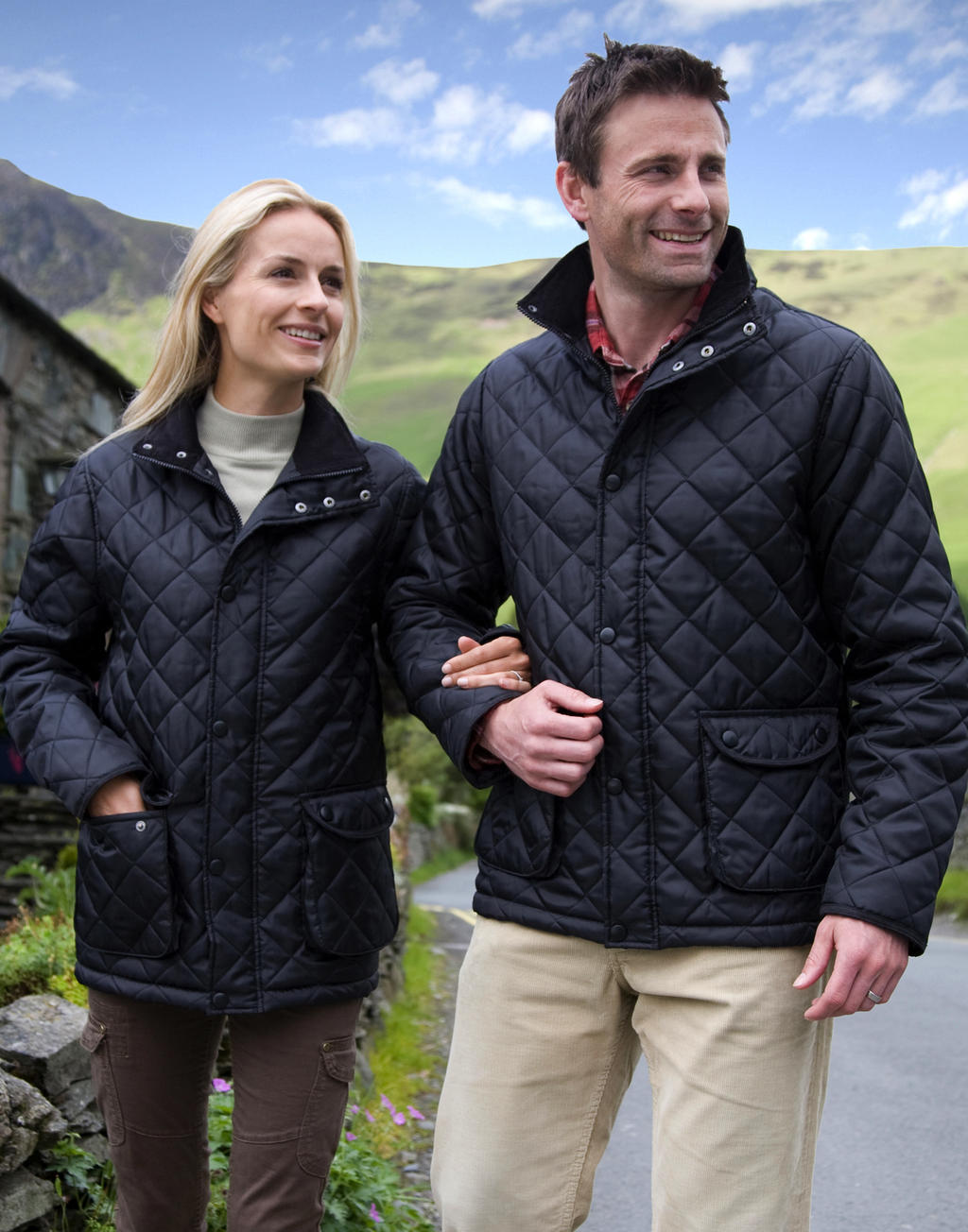 Urban Cheltenham Jacket in Farbe Black