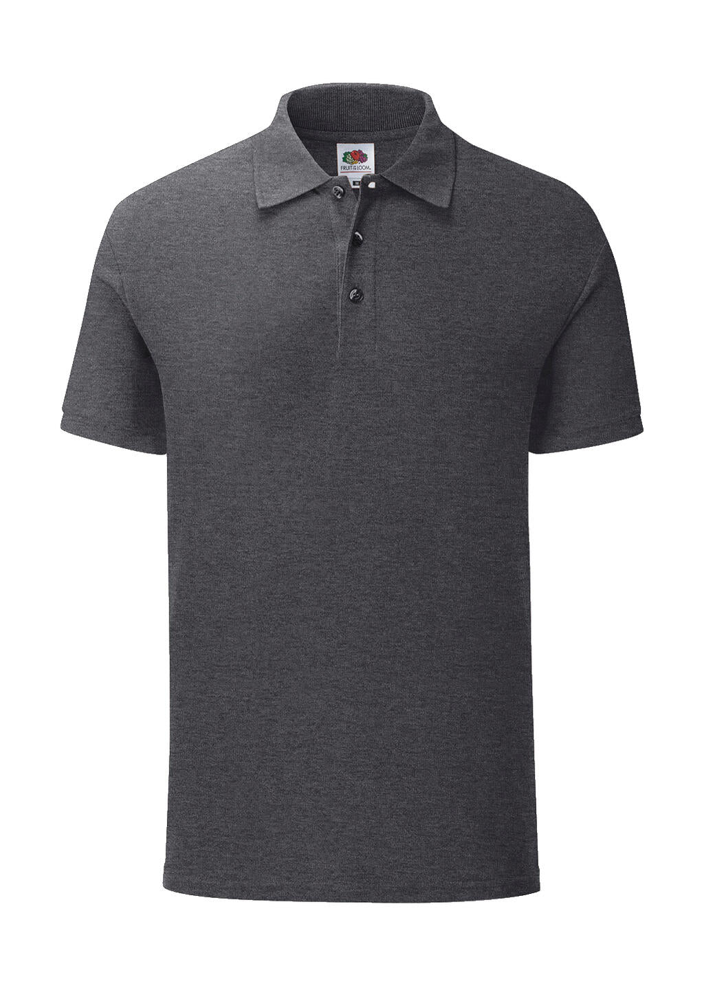 Iconic Polo in Farbe Dark Heather Grey
