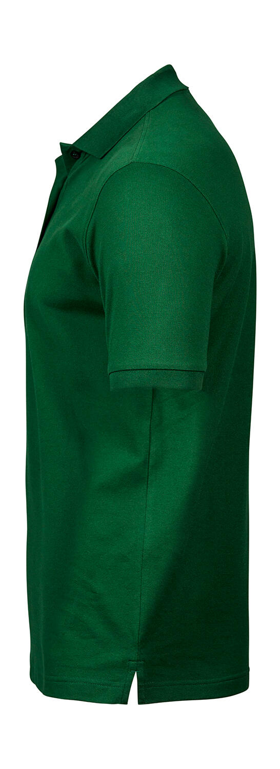 Luxury Stretch Polo in Farbe White