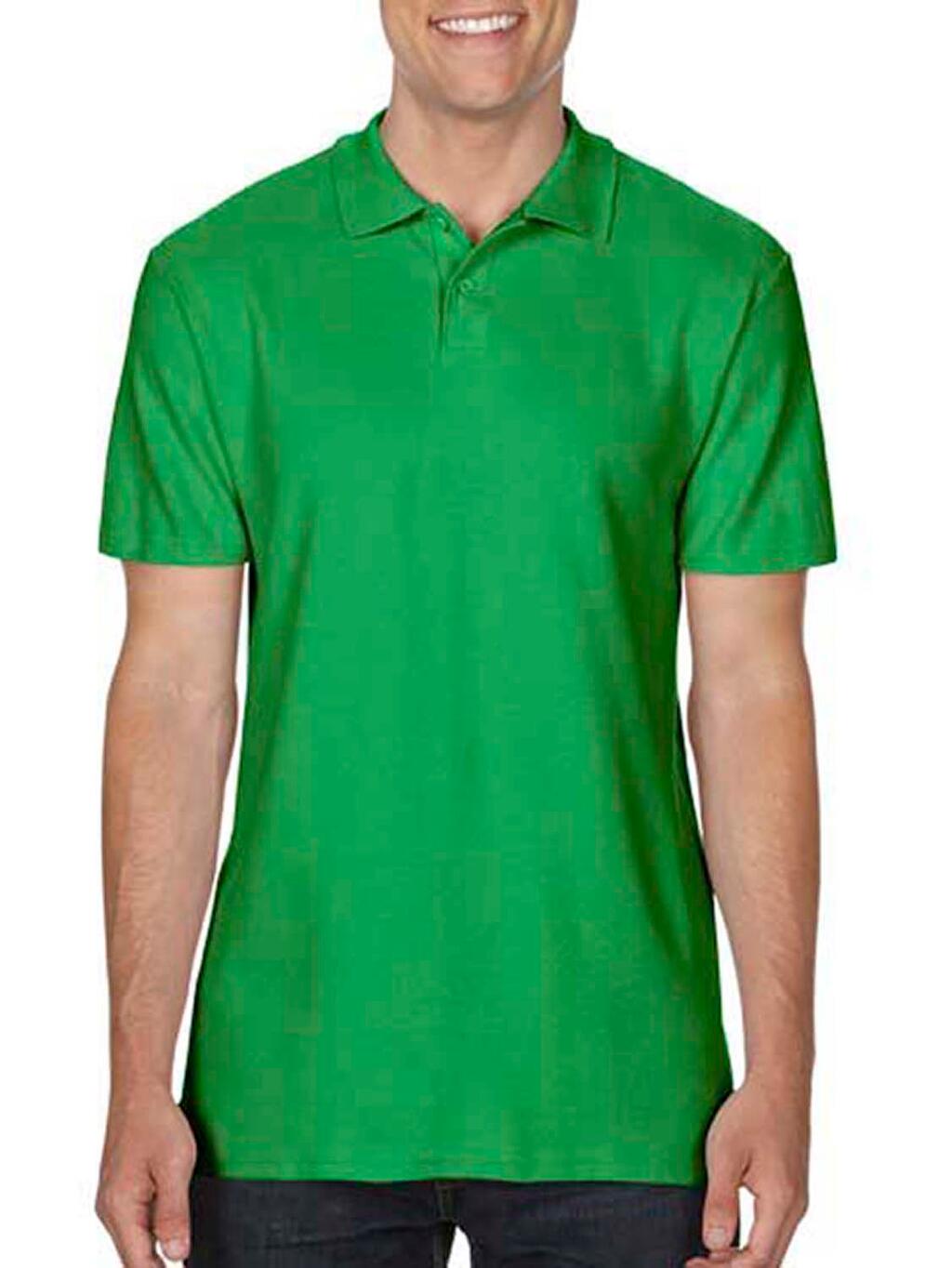 Softstyle® Adult Double Pique Polo in Farbe Irish Green