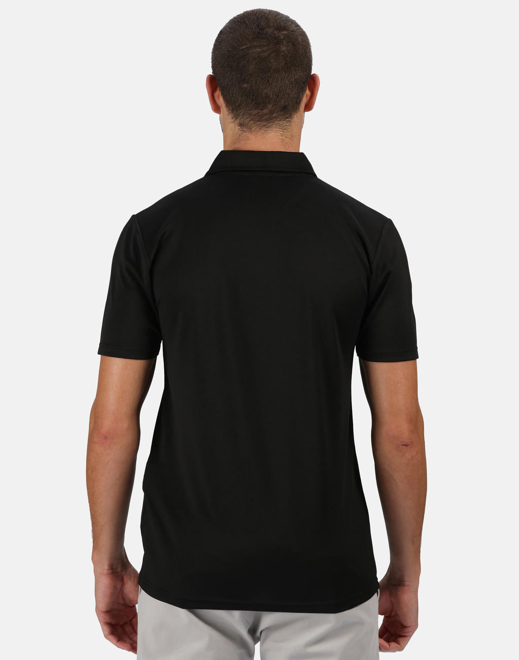 Honestly Made Recycled Polo in Farbe Black