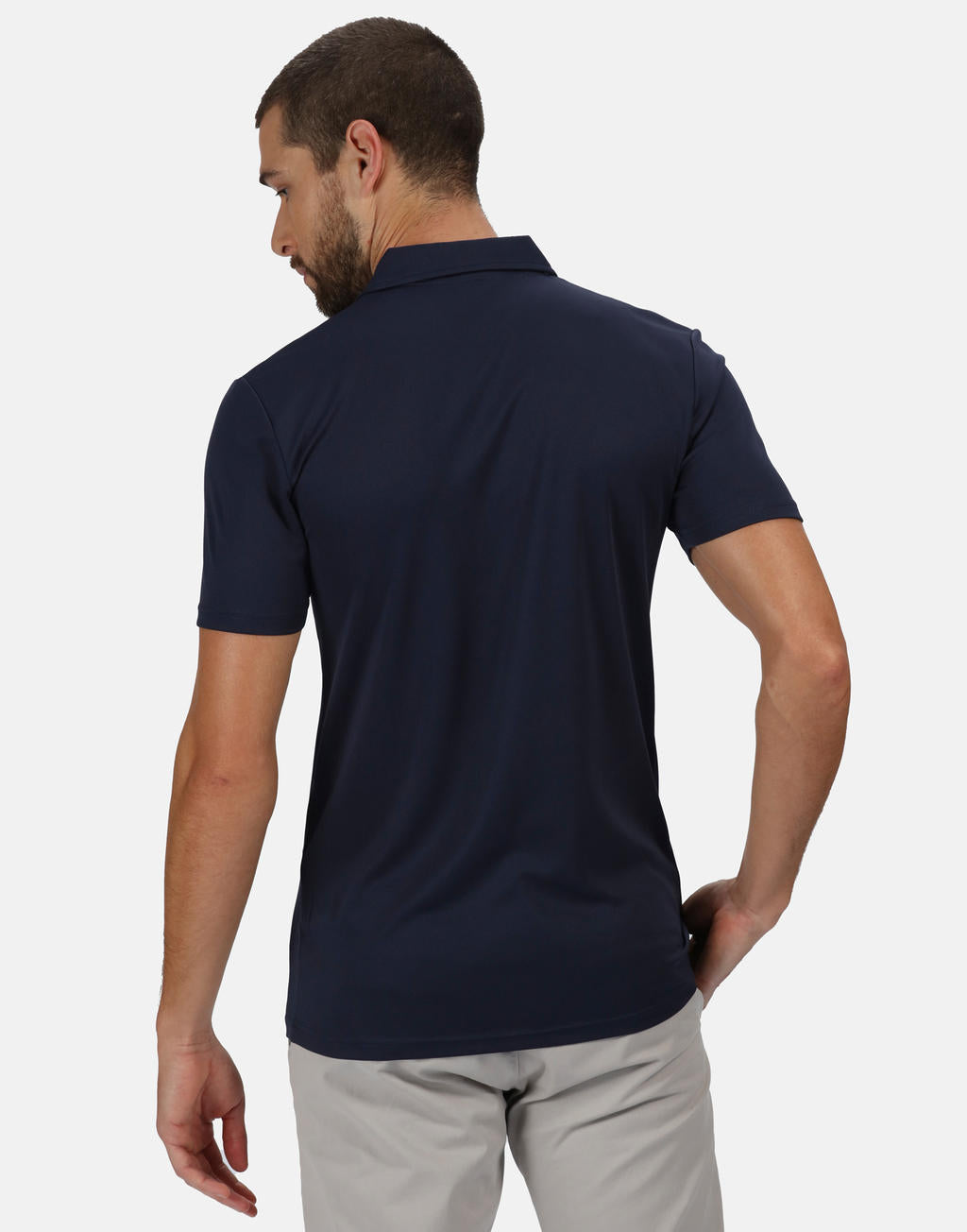 Honestly Made Recycled Polo in Farbe Black