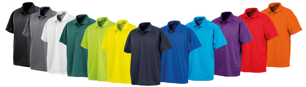 Performance Aircool Polo in Farbe White