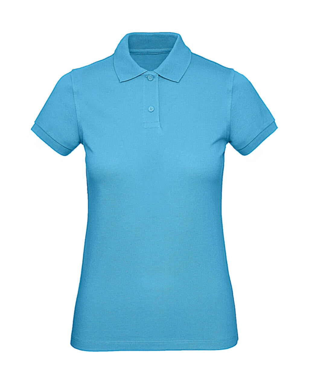 Organic Inspire Polo /women_° in Farbe Very Turquoise
