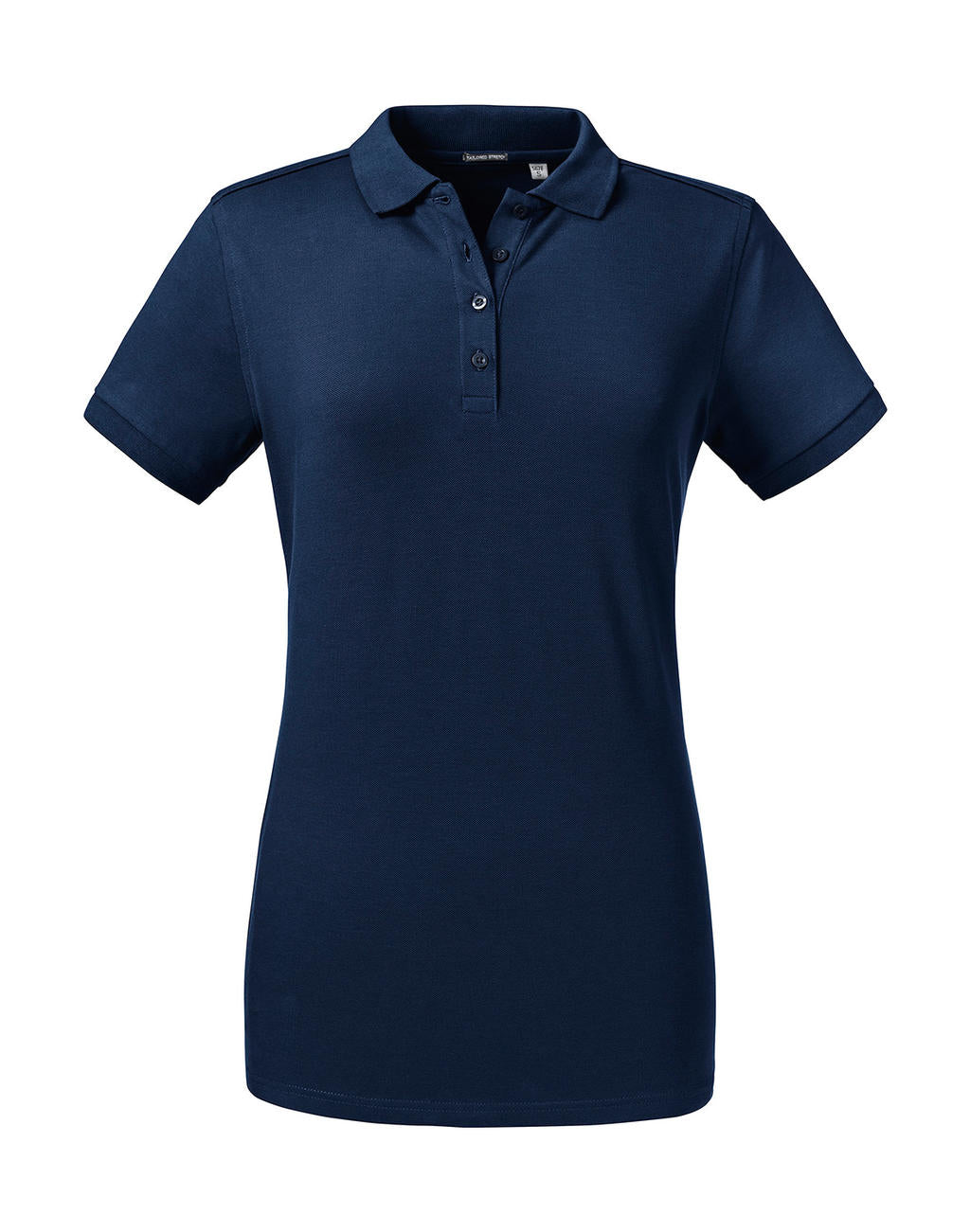 Ladies' Tailored Stretch Polo in Farbe French Navy