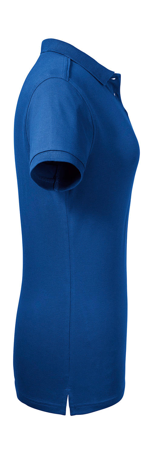 Ladies' Tailored Stretch Polo in Farbe White
