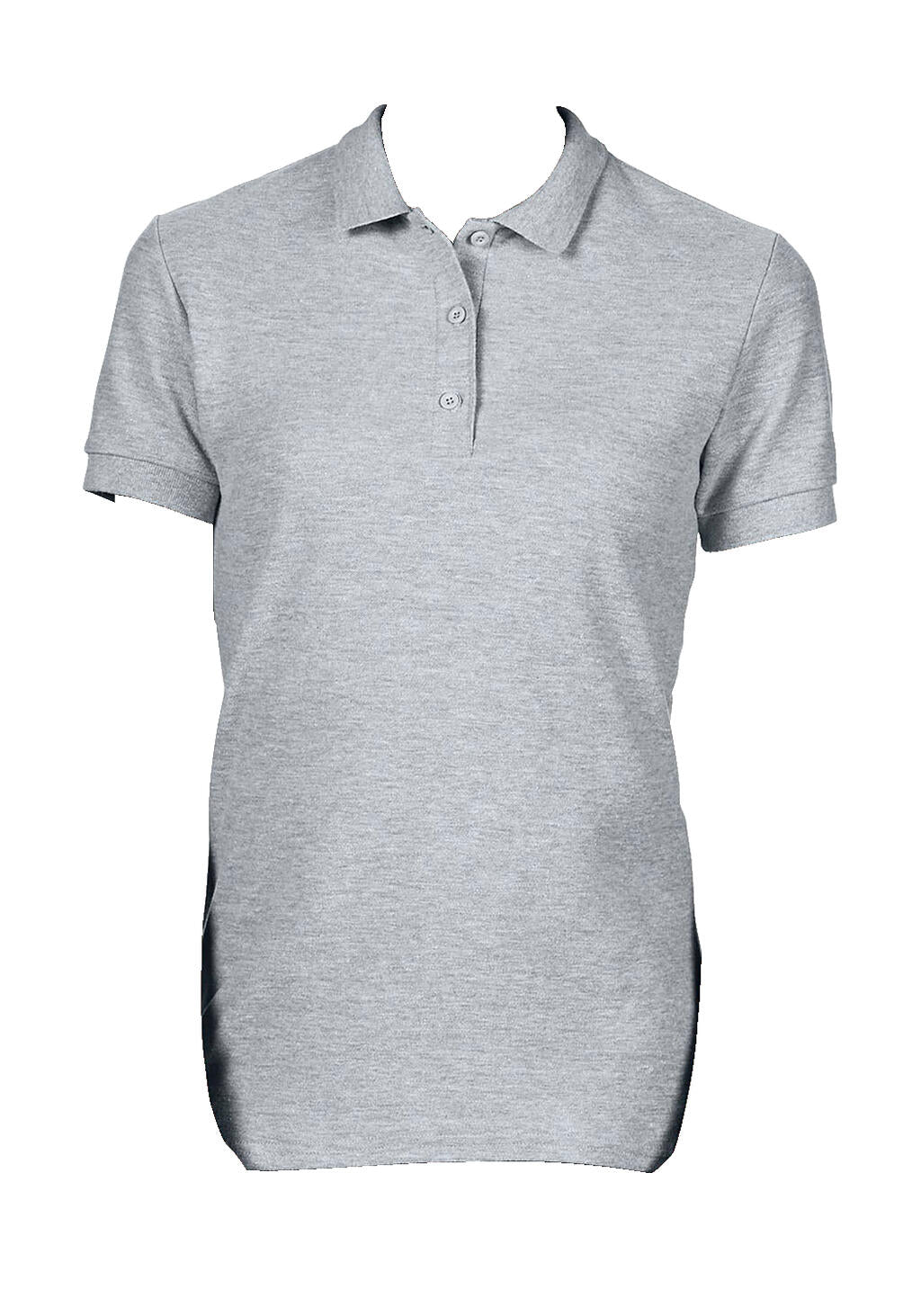 Premium Cotton Ladies' Double Piqué Polo in Farbe Sport Grey