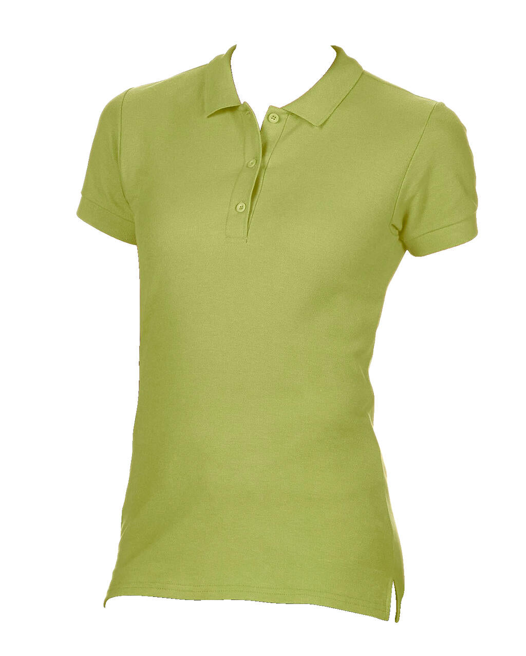 Premium Cotton Ladies' Double Piqué Polo in Farbe Kiwi
