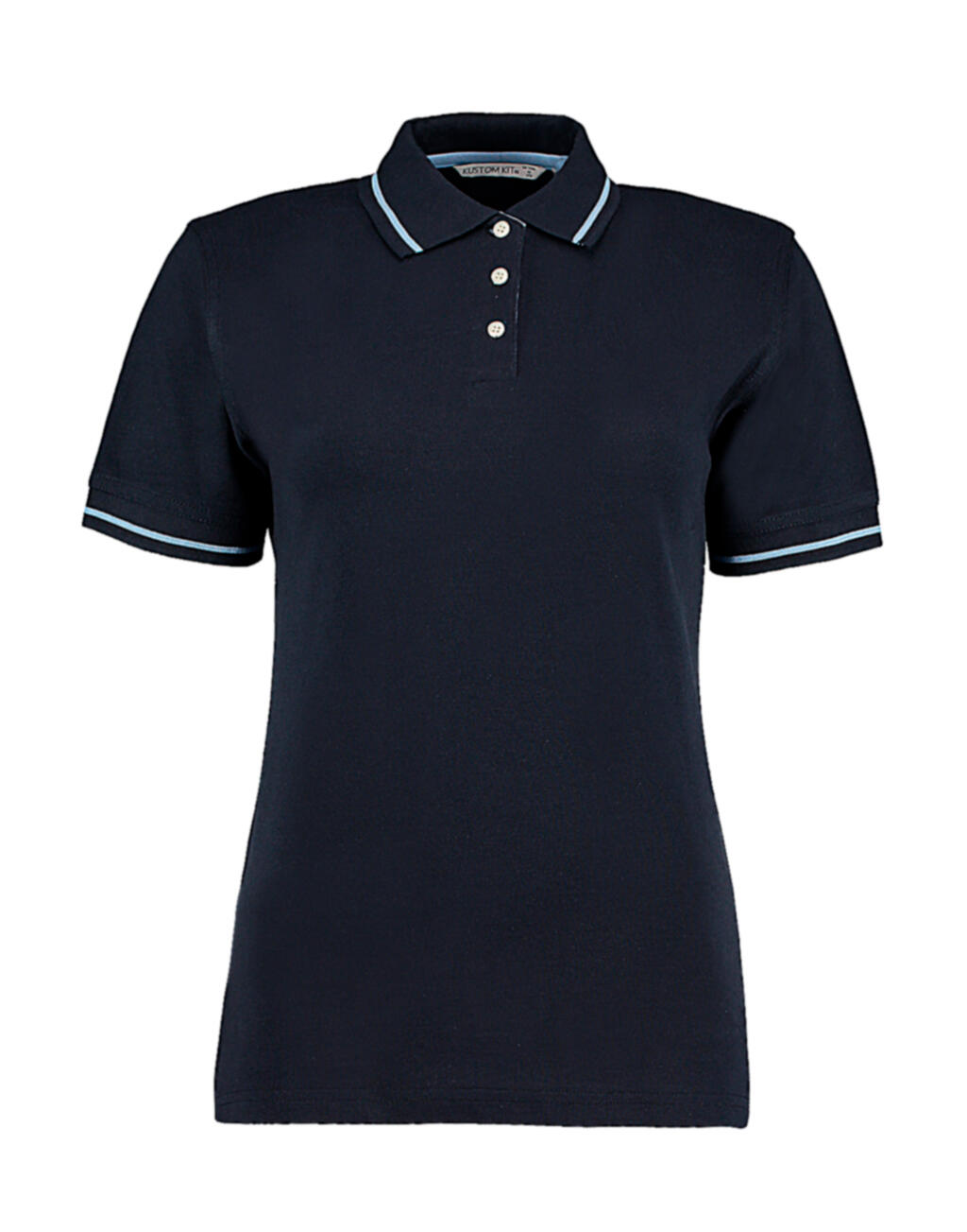 Women's St. Mellion Polo in Farbe Navy/Light Blue