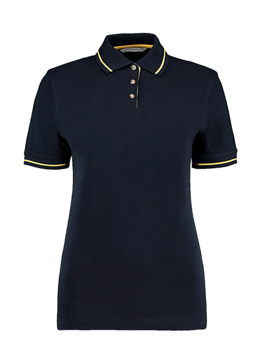 Women's St. Mellion Polo in Farbe Navy/Sun Yellow