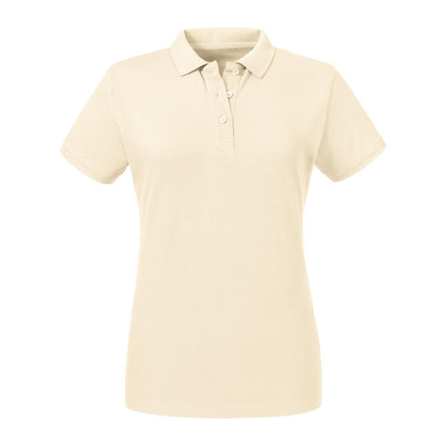 Ladies' Pure Organic Polo in Farbe Natural