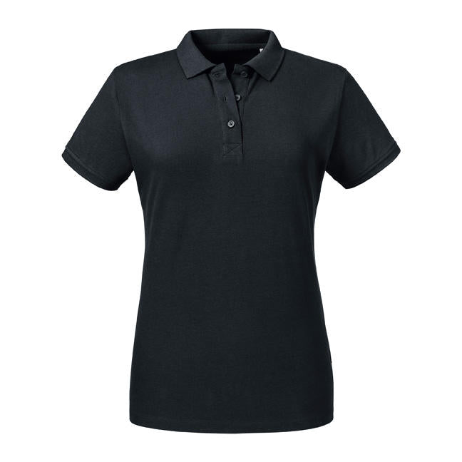 Ladies' Pure Organic Polo in Farbe Black