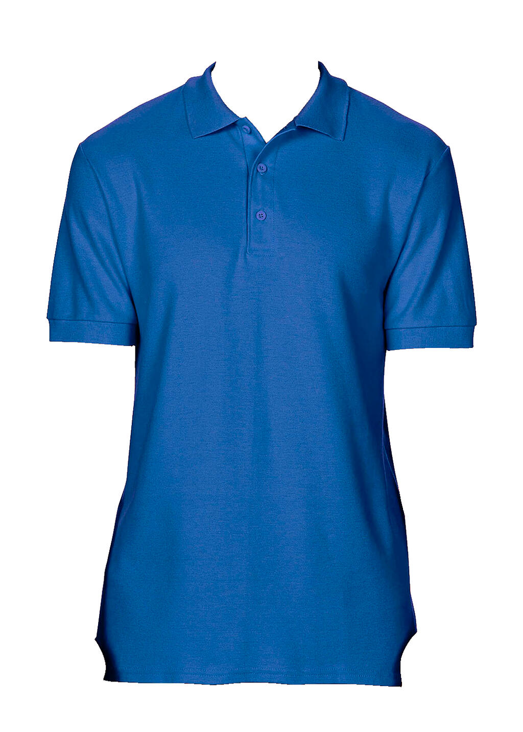 Premium Cotton Double Piqué Polo in Farbe Royal