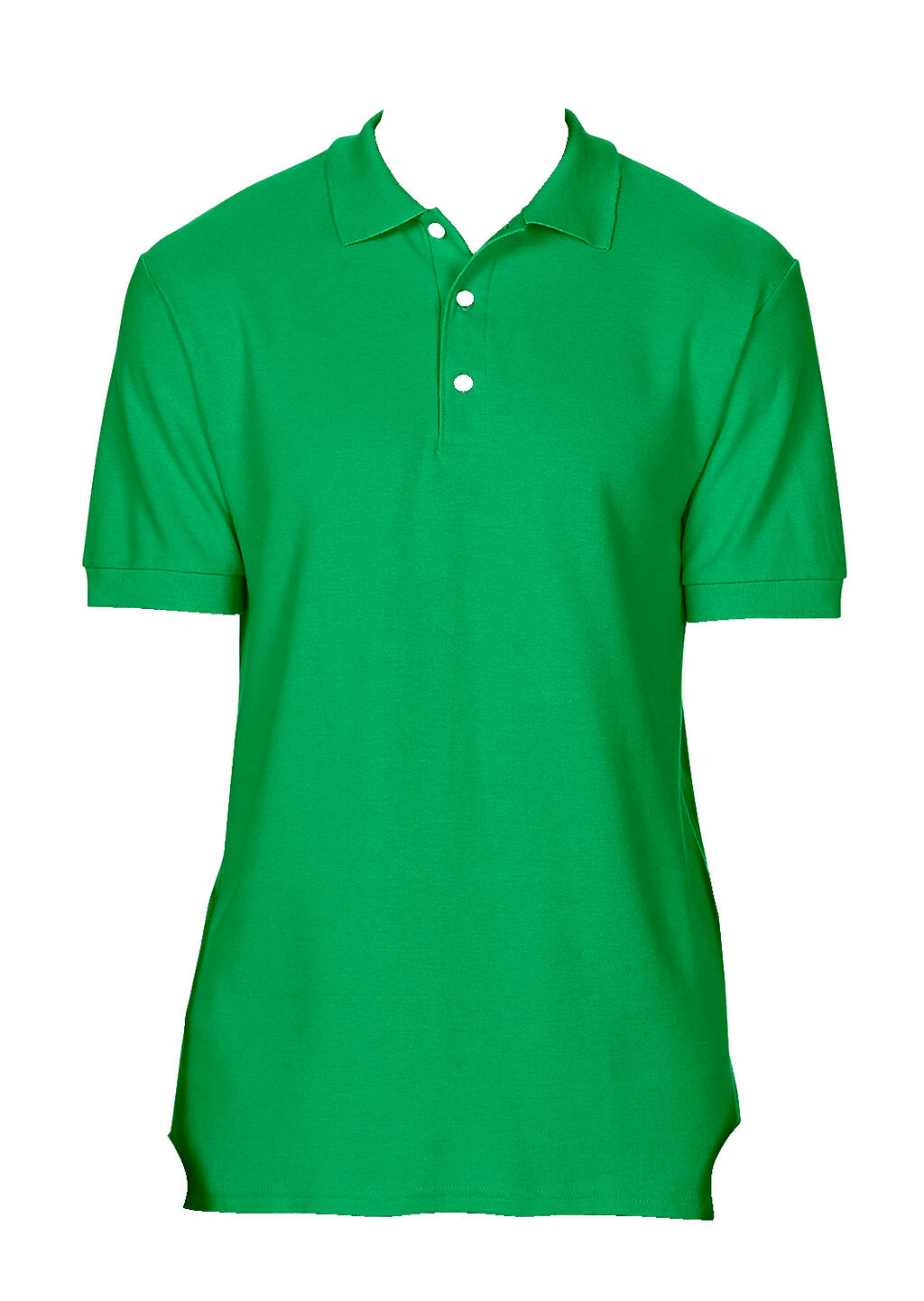 Premium Cotton Double Piqué Polo in Farbe Irish Green