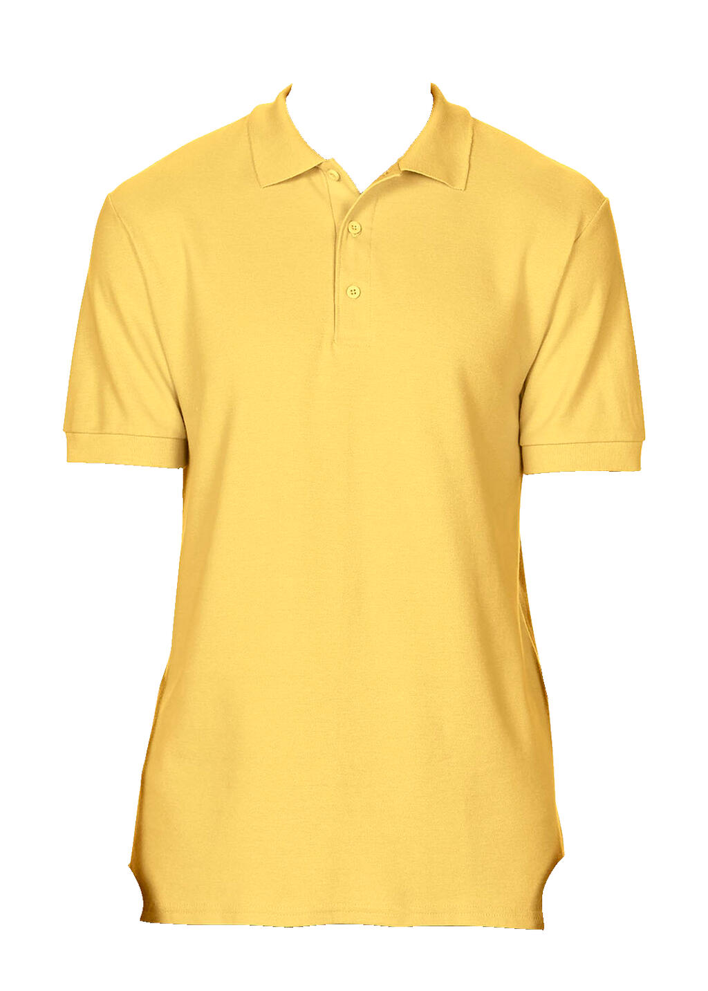 Premium Cotton Double Piqué Polo in Farbe Daisy