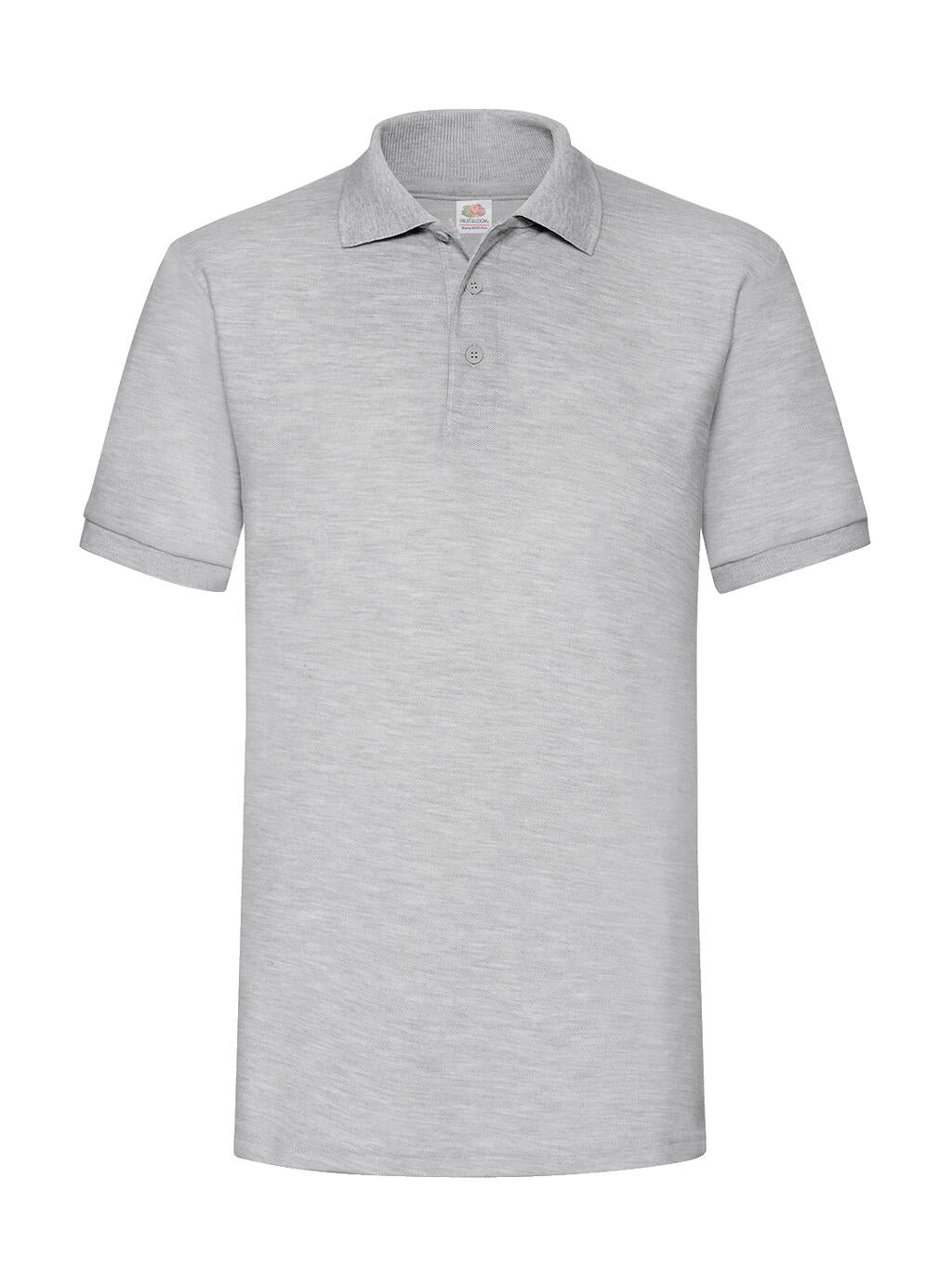 Heavyweight 65/35 Polo in Farbe Heather Grey