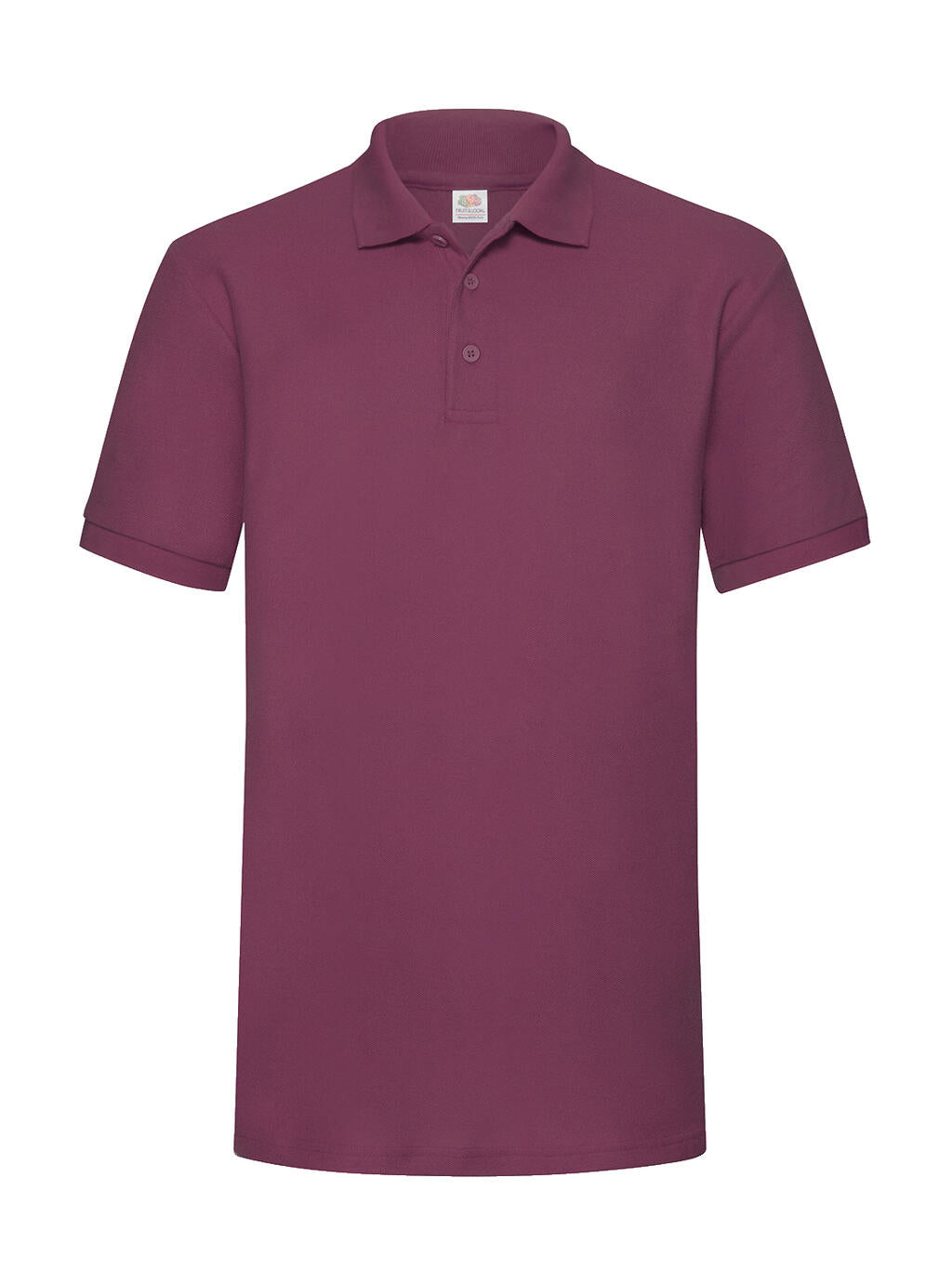Heavyweight 65/35 Polo in Farbe Burgundy