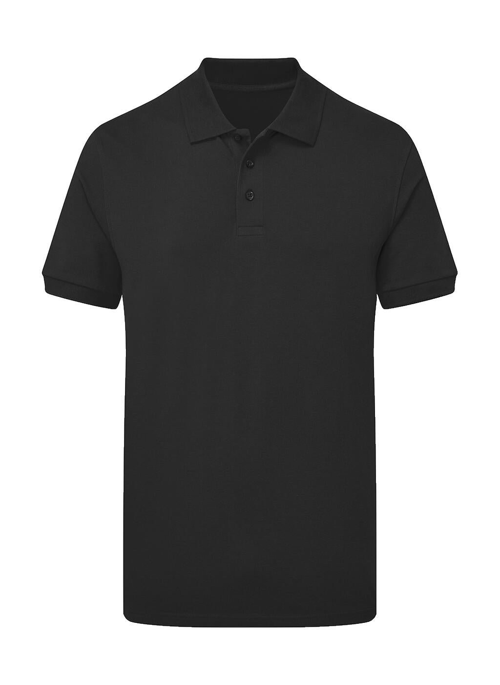 Signature Stretch Tagless Polo in Farbe Dark Black
