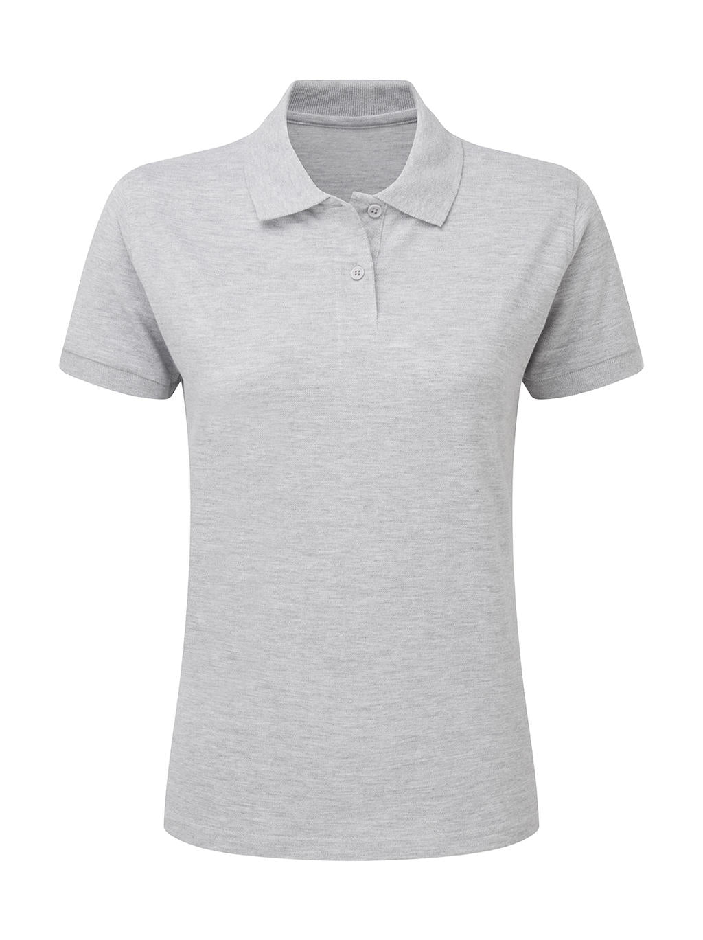 Ladies' Cotton Polo in Farbe Light Oxford