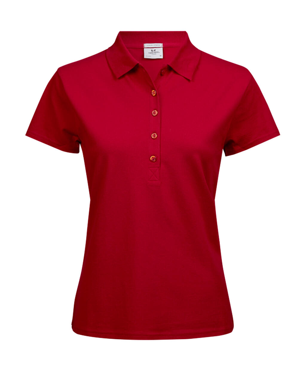 Ladies' Luxury Stretch Polo in Farbe Red