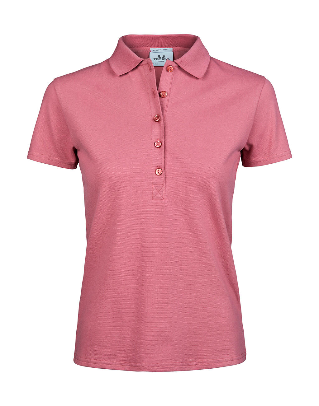 Ladies' Luxury Stretch Polo in Farbe Rose
