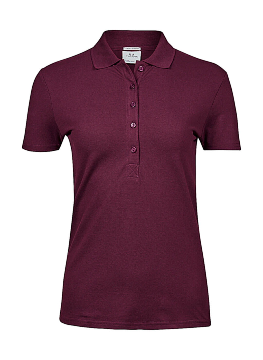 Ladies' Luxury Stretch Polo in Farbe Wine