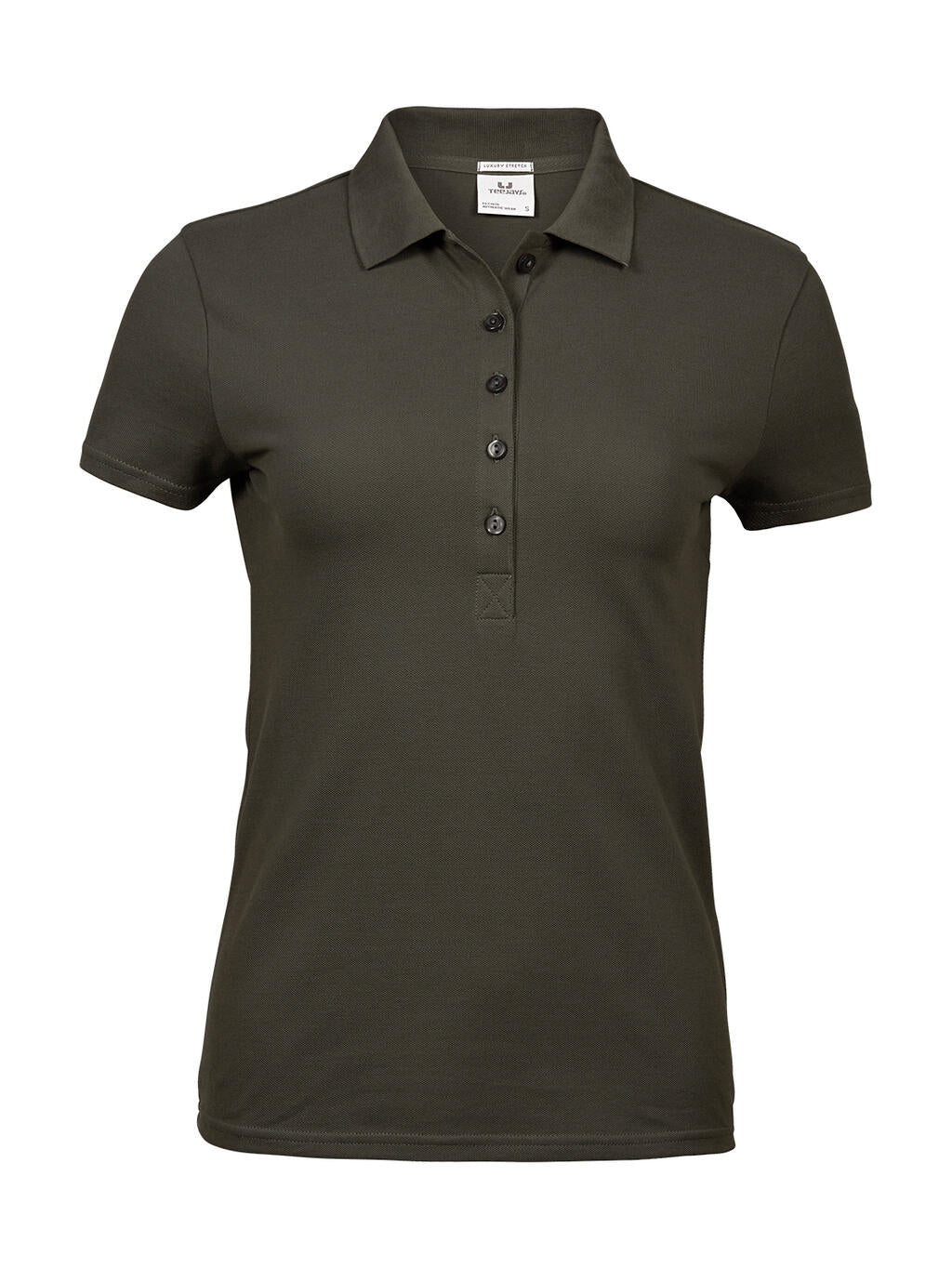 Ladies' Luxury Stretch Polo in Farbe Dark Olive