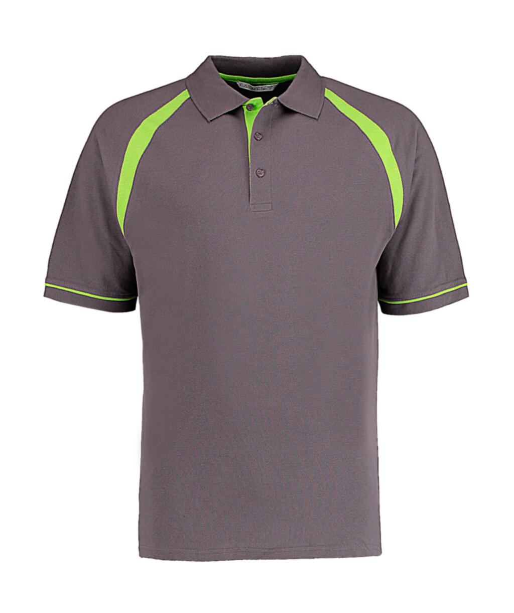 Classic Fit Oak Hill Polo in Farbe Charcoal/Lime